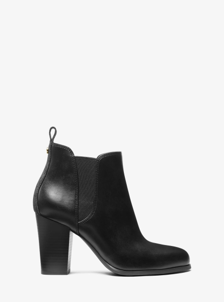 Женские ботинки Evaline Michael Kors на каблуке 38 (7,5 US) 24,5 см Черный 1163238219