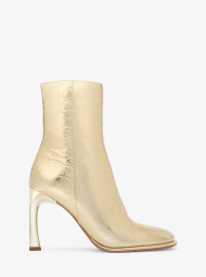 Женские кожаные ботильоны Kelsea от Michael Kors 38 (7,5 US) 27 см Золотистый 1159847168