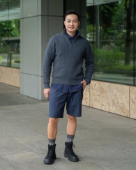 Ботинки UNIQLO со шнуровкой 38 (7 US) 25 см Черный 1159853163