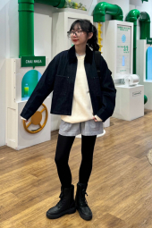 Ботинки UNIQLO на шнуровке 40 (8,5 US) 26 см Черный 1159853772