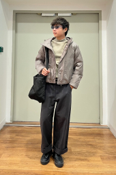 Ботинки UNIQLO на шнуровке 40 (8,5 US) 26 см Черный 1159853772