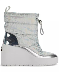 Женские ботинки Karl Lagerfeld Paris на танкетке 38 (7,5 US) 24 см Серебристый 1159855486