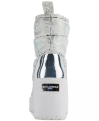 Женские ботинки Karl Lagerfeld Paris на танкетке 38 (7,5 US) 24 см Серебристый 1159855486