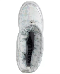 Женские ботинки Karl Lagerfeld Paris на танкетке 38 (7,5 US) 24 см Серебристый 1159855486