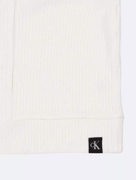 Дитячі штани Calvin Klein в рубчик 1159839129 (Молочний M)