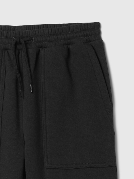 Детские штаны на флисе GAP с накладными карманами 1159843809 (Черный M)