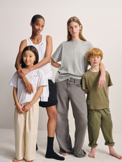 Дитячі джоггери UNIQLO штани в стилі карго 1159844016 (Зелений 145-155)