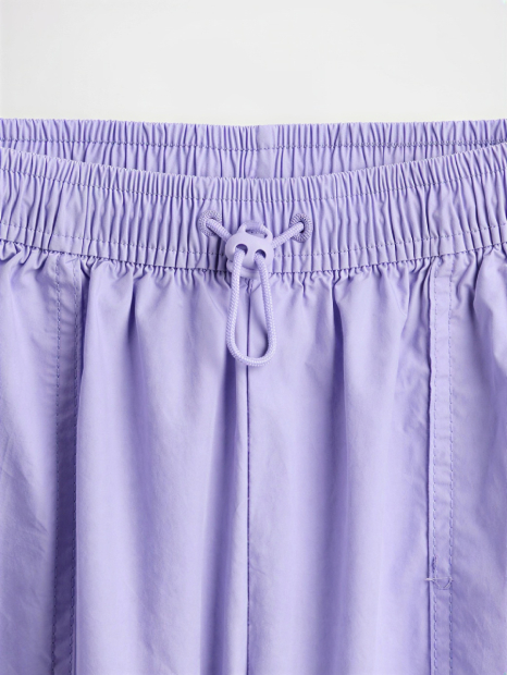 Детские хлопковые штаны GAP джоггеры 1159858731 (Сиреневый L) на рост 140 см