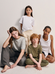 Дитячі джоггери UNIQLO штани в стилі карго 1159844016 (Зелений 145-155)