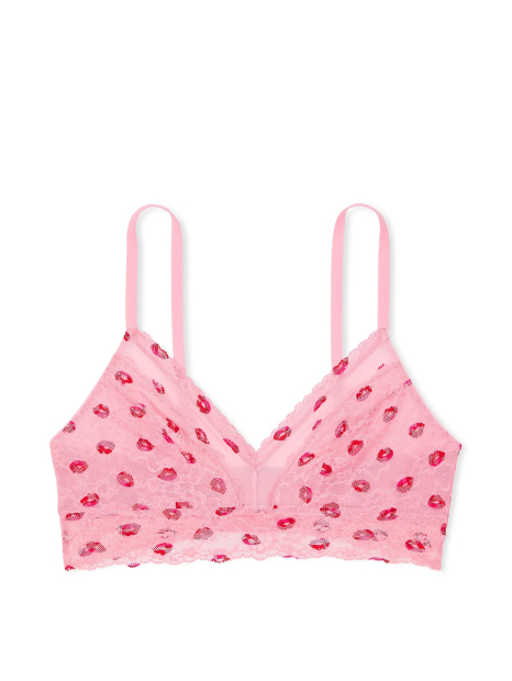 Кружевной бралетт Victoria's Secret 1159841936 (Розовый M)