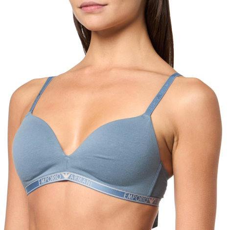 Жіночий Бралет Emporio Armani ліф з логотипом 1159839251 (Синій XS)