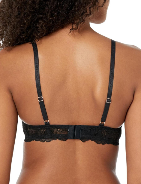 Женский кружевной бюстгальтер Emporio Armani 1159840087 (Черный 36C)