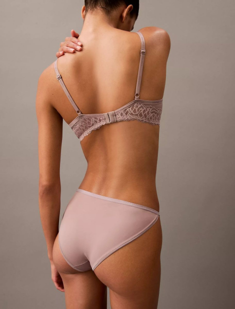 Женский бюстгальтер Calvin Klein с кружевом 1159840249 (Сиреневый 34A)