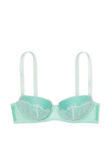 Кружевной бюстгальтер Victoria's Secret 1159840547 (Бирюзовый 38DDD)