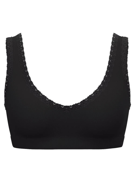 Бралетт без кісточок Victoria's Secret PINK ліф-топ 1159840620 (Чорний S)