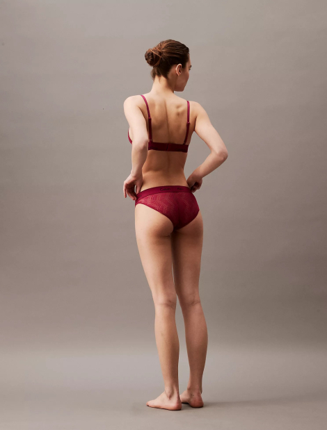 Кружевной бралетт Calvin Klein 1159841293 (Розовый XL)
