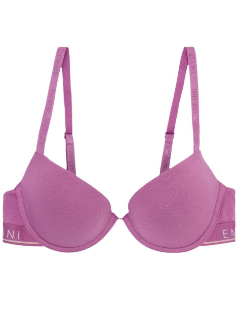 Женский бюстгальтер Emporio Armani с логотипом 1159841556 (Фиолетовый 36B)