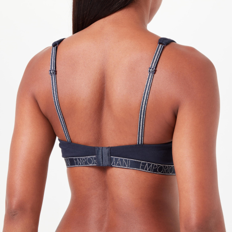 Женский бралетт Emporio Armani с логотипом 1159841799 (Синий L)