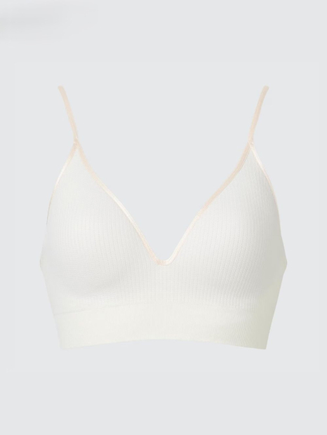 Бра-топ UNIQLO 1159842674 (Молочный L)