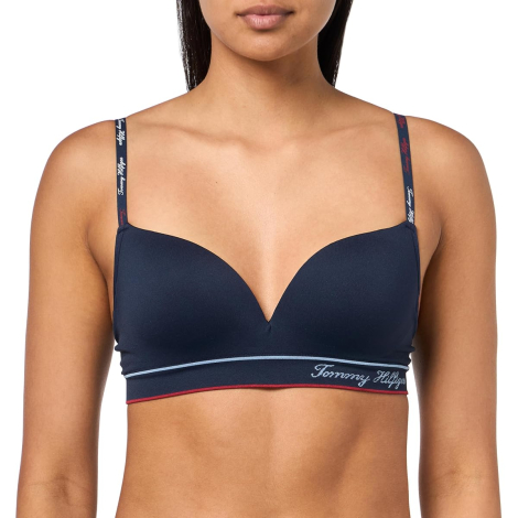 Женский бралетт Push-Up Tommy Hilfiger бюстгальтер 1159844002 (Синий 34A)