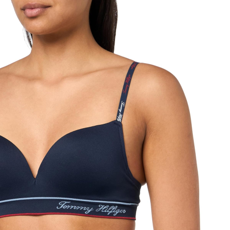 Женский бралетт Push-Up Tommy Hilfiger бюстгальтер 1159844002 (Синий 34A)