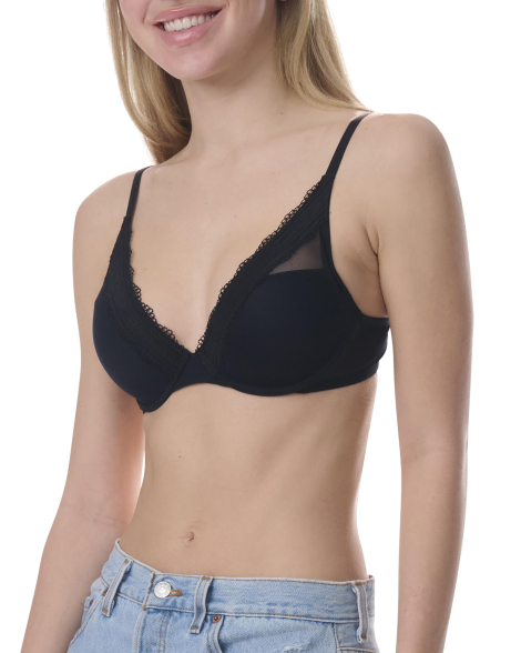 Сетчатый бюстгальтер Tommy Hilfiger 1159845821 (Черный 34B)