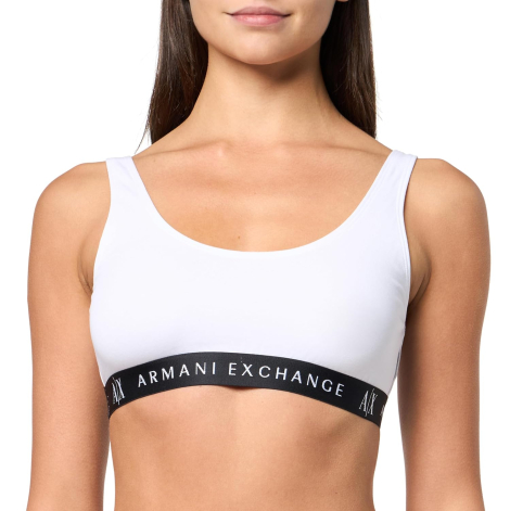 Жіночий браслет Armani Exchange з логотипом 1159846296 (Білий S)