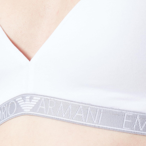 Жіночий бралетт Emporio Armani бра-топ 1159846493 (Білий M)