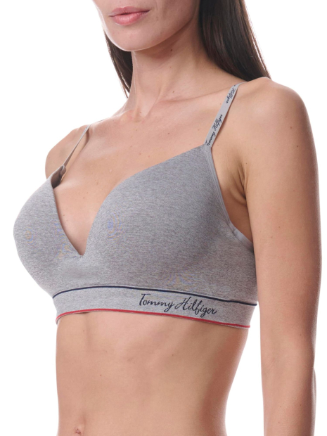 Женский бралетт Push-Up Tommy Hilfiger бюстгальтер 1159849016 (Серый 34A)