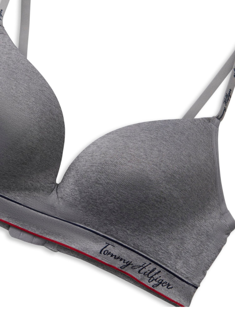 Женский бралетт Push-Up Tommy Hilfiger бюстгальтер 1159849016 (Серый 34A)