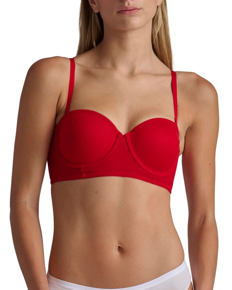 Женский бюстгальтер-бюстье Push-Up Tommy Hilfiger 1159847045 (Красный 36C)