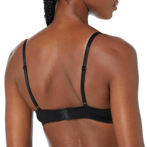 Женский кружевной бюстгальтер Push Up Emporio Armani 1159847706 (Черный 34С)