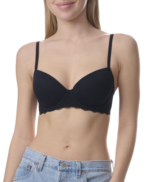 Бюстгальтер Tommy Hilfiger с кружевной отделкой 1159848274 (Черный 36C)