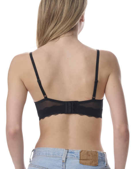 Бюстгальтер Tommy Hilfiger с кружевной отделкой 1159848274 (Черный 36C)