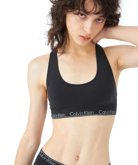 Еластичний бра-топ Calvin Klein бралетт 1159848637 (Чорний L)
