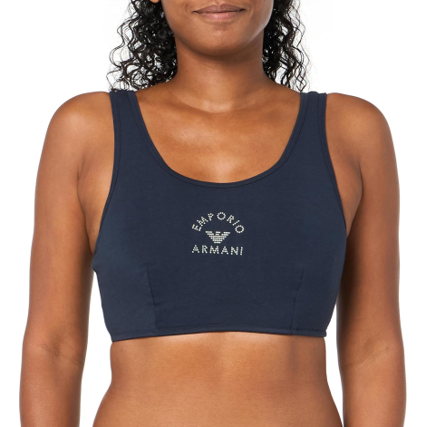 Женский бюстгальтер-топ Emporio Armani 1159848864 (Синий L)