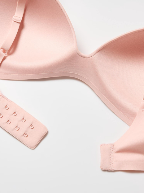 Бюстгальтер безшовний UNIQLO 1159849106 (Рожевий 38-40B C)