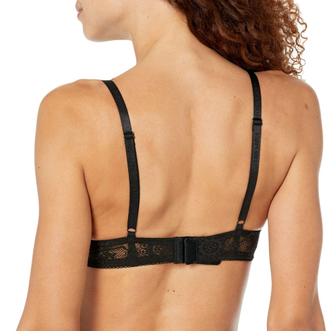 Жіночий бюстгальтер Push-Up Emporio Armani зі стразами 1159849177 (Чорний 34B)