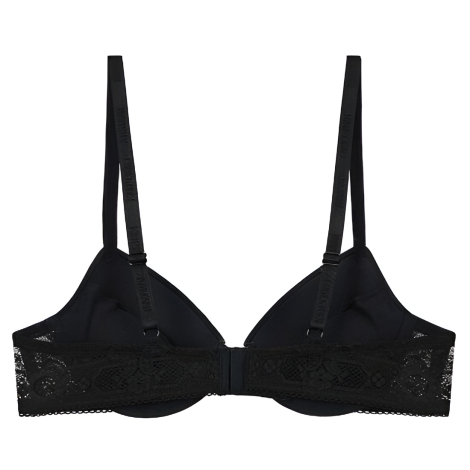 Жіночий бюстгальтер Push-Up Emporio Armani зі стразами 1159849177 (Чорний 34B)