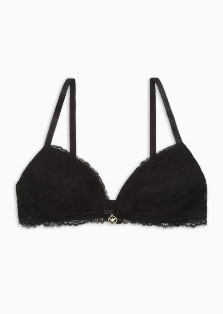Кружевной бралетт Emporio Armani бра 1159849306 (Черный XS)