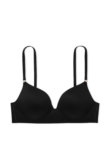 Гладкий бюстгальтер Push-Up Victoria's Secret 1159849840 (Черный 32A)