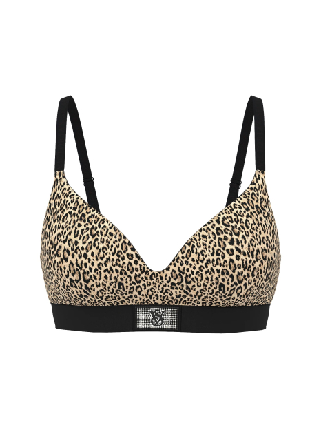 Бюстгальтер Victoria's Secret з логотипом зі страз 1159851295 (Леопардовий 34C)