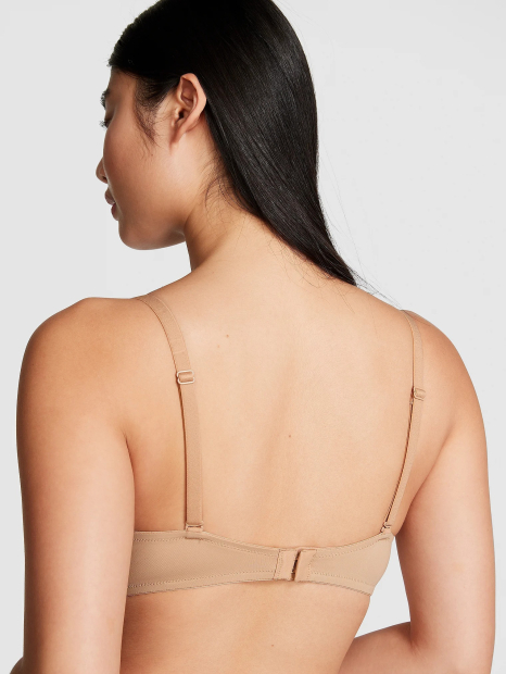 Базовый бюстгальтер Push-up Victoria's Secret Pink 1159852120 (Бежевый 34A)