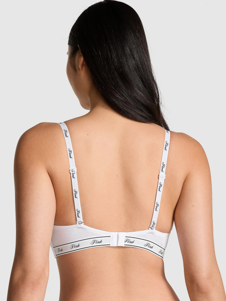 Базовий бюстгальтер Push-up Victoria's Secret Pink 1159852123 (Білий 34A)