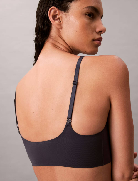 Бесшовный бралетт Calvin Klein со съемными чашечками 1159852705 (Синий S)