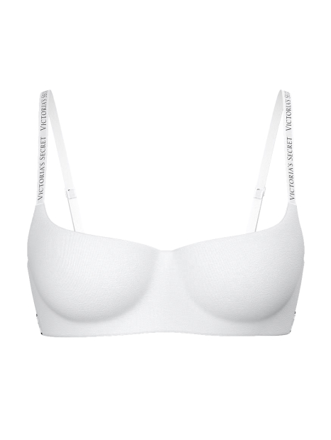 Бюстгальтер Victoria's Secret с логотипом 1159853220 (Белый 38B)