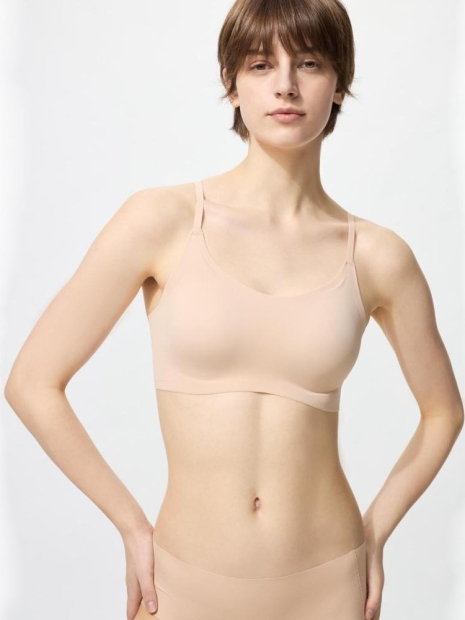 Бесшовный бюстгальтер UNIQLO с технологией AIRism 1159853333 (Бежевый M)