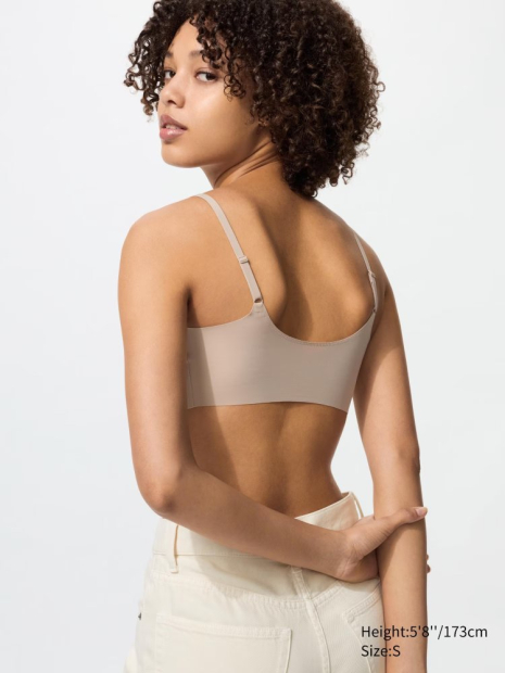 Безшовний бюстгальтер з технологією AIRism 1159853333 (Бежевий M)