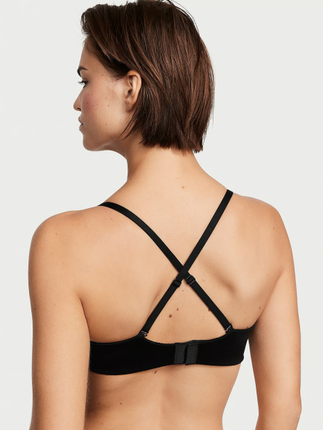 Гладкий бюстгальтер Victoria's Secret 1159853518 (Черный 36C)