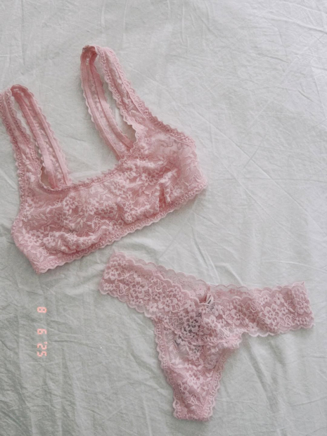 Мереживний браслет Victoria's Secret 1159853558 (Рожевий S)